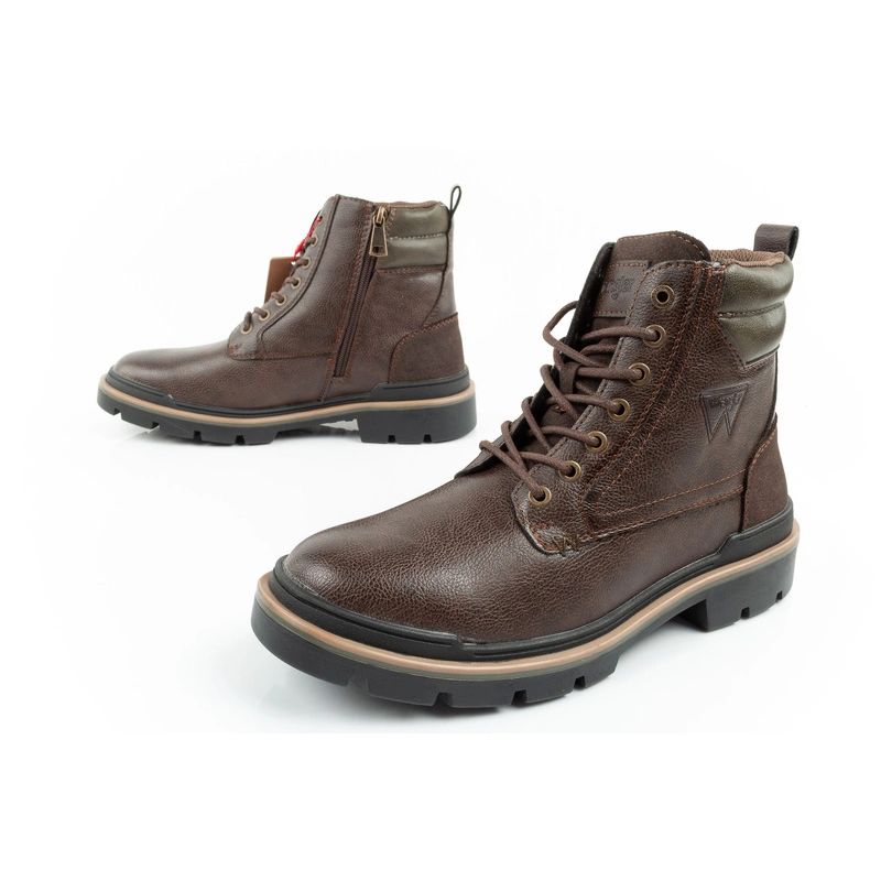 Wrangler Nevada men's boots Chelsea boots elegant fashionable dark brown In preparation Your Sports Performance