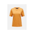 Peak Performance W Original Small Logo Tee Orange Peak Performance