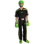 TOP TEN NEON kickboxing outfit black and green In preparation Your Sports Performance