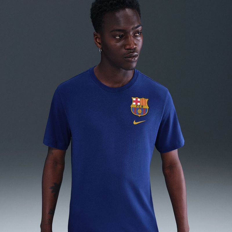 Nike FC Barcelona Crest Tee M HQ8396-455 Clothing/Football Nike