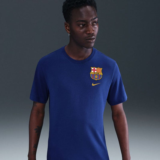 Nike FC Barcelona Crest Tee M HQ8396-455 Clothing/Football Nike