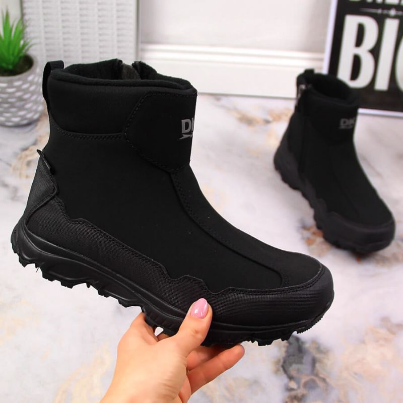 DK Jr DK58A Waterproof Insulated Snow Boots, Black Footwear/Outdoor/Big Star Your Sports Performance