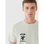 Men's regular printed T-shirt 4F 4FRAW24TTSHM2603-47S 4f