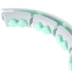 Hula hoop HMS HHW06 with studs, weight and counter green In preparation Your Sports Performance