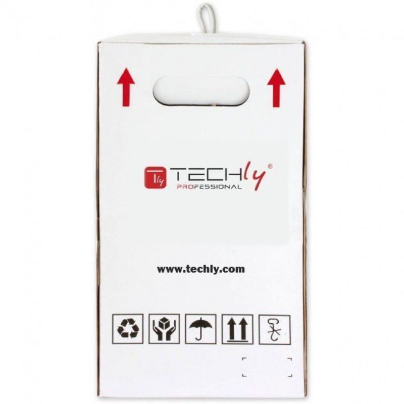 TECHLY TWISTED PAIR U/UTP CAT6 WIRE 305M CCA GRAY ITP6-CCA-305-GY Kable, gniazda i wtyki/Kable sieciowe Your Sports Performance