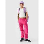 Girls' plain T-shirt 4F 4FJRSS24TTSHF2053-11S 4f