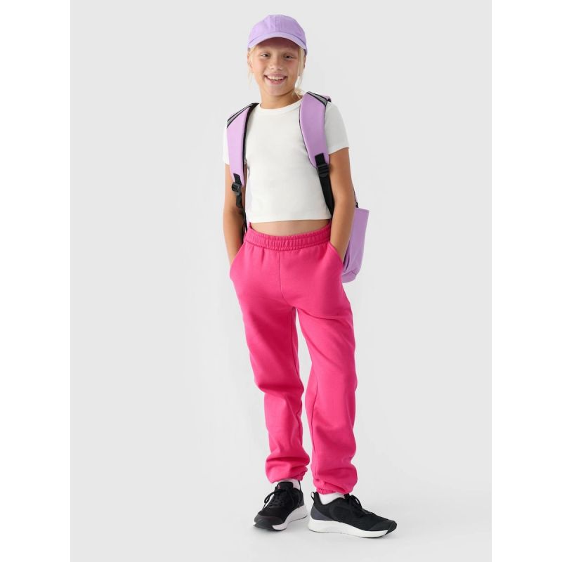 Girls' plain T-shirt 4F 4FJRSS24TTSHF2053-11S 4f
