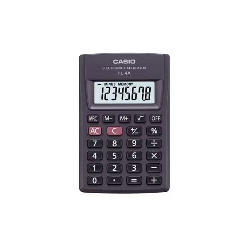 CASIO HL-4A-B Pocket Calculator 8-digit 56x87mm black In preparation Your Sports Performance