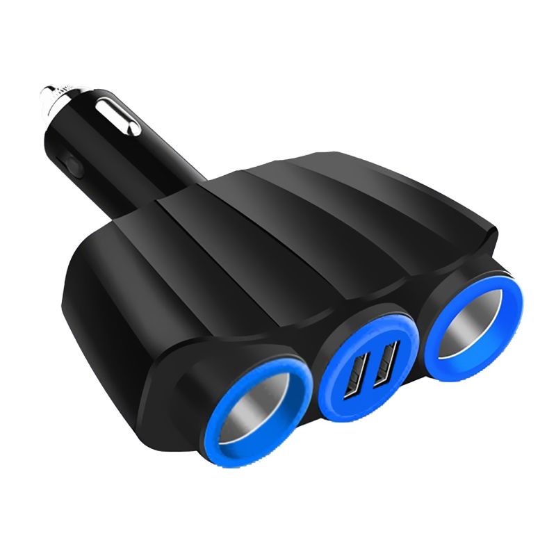 VAKOSS CAR ADAPTER TP-3268K, 2X CIGARETTE LIGHTER SOCKET + 2X USB Elektronika i akcesoria/Akcesoria do zapalniczki samochodowej Your Sports Performance