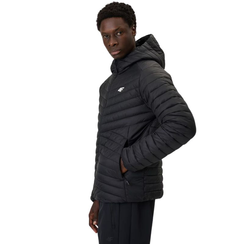 Men's jacket 4F M0852 deep black 4FWSS26TDJAM0852 20S