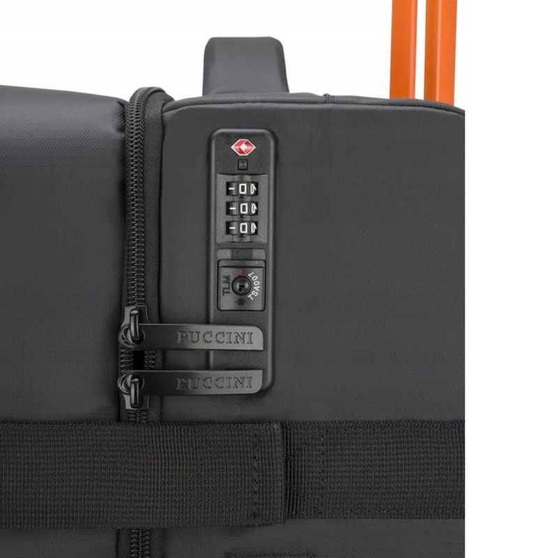 Puccini Colorado Medium Soft Travel Suitcase Black - EM50249B-1 Akcesoria i sprzęt koszykarski/Torby i plecaki Your Sports Performance