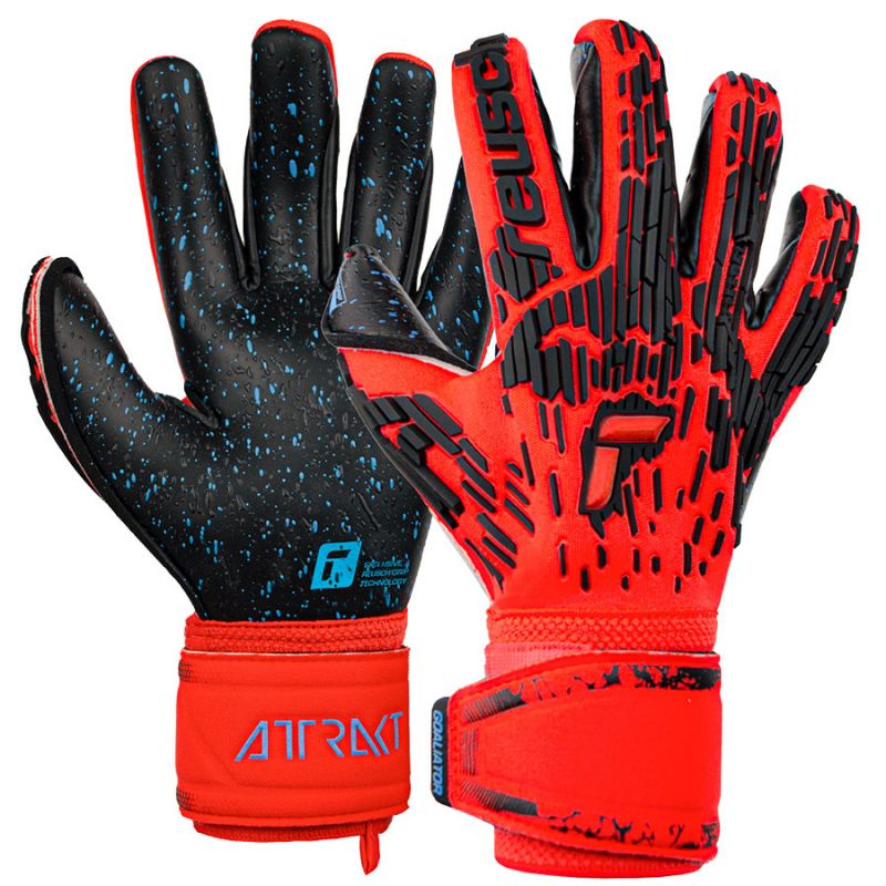 Reusch Attrakt Attrakt Freegel Fusion Goaliator M 53 70 995 3333 Goalkeeper Gloves Accessories/Gloves Your Sports Performance