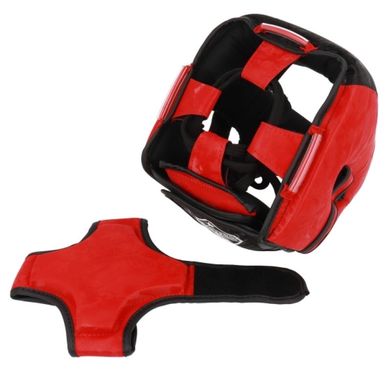 MASTERS KT-EXCELLENCE Boxing Helmet Black and Red Masters