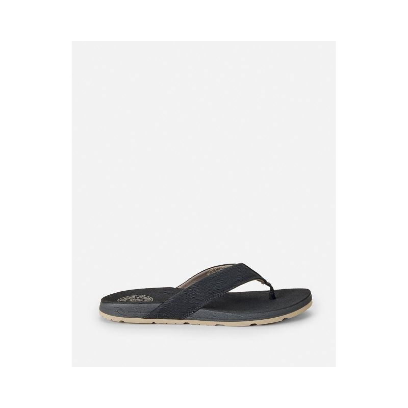 RIP CURL Pacific Rinse Bloom Open Toe Men's Flip-Flops Black