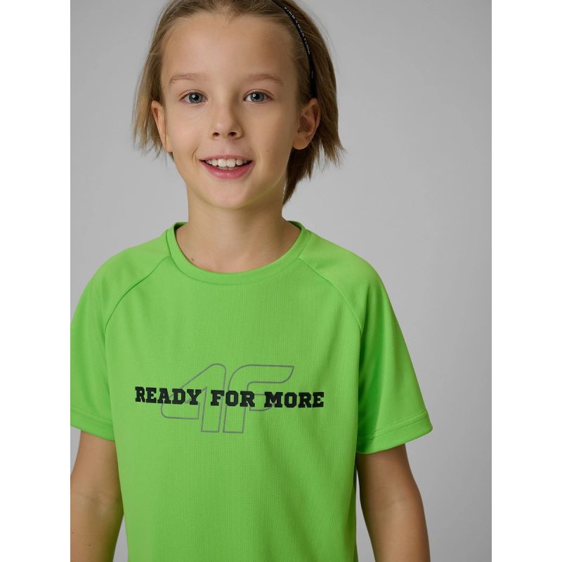 Boy's quick-drying sports T-shirt 4F 4FJRSS26TFTSM2391-45S 4f