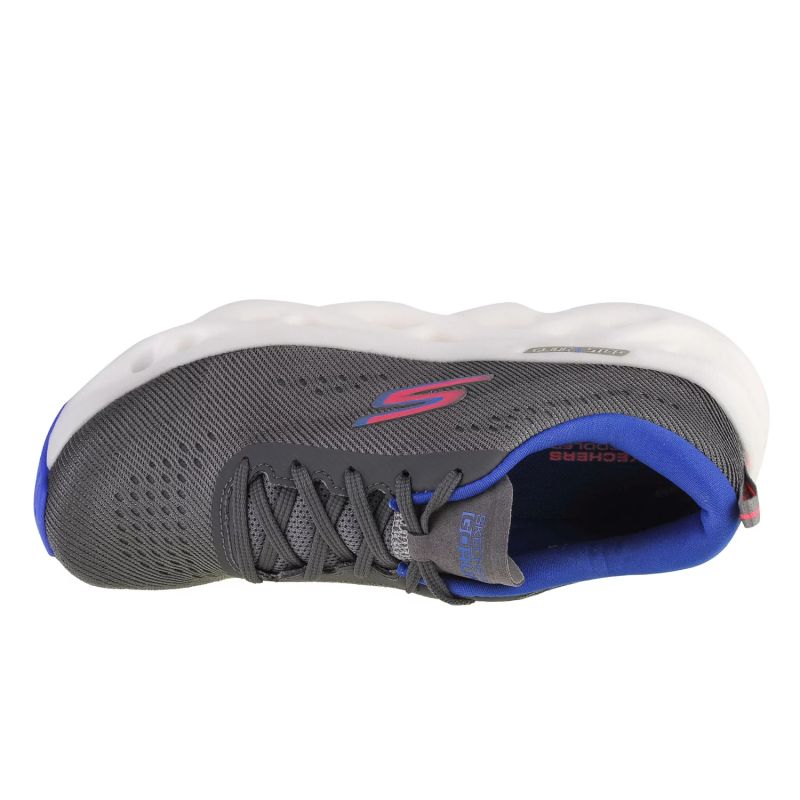 Skechers Go Run Swirl Tech 128791-GRY Gray 35 In preparation Your Sports Performance