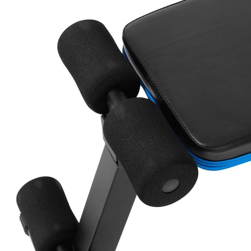 Reinforced incline training bench with leg lock, REBEL ACTIVE To be categorized Your Sports Performance