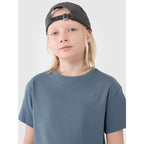 Boy's oversize plain T-shirt 4F 4FJWSS25TTSHM2324-46S *Kategoria tymczasowa Your Sports Performance