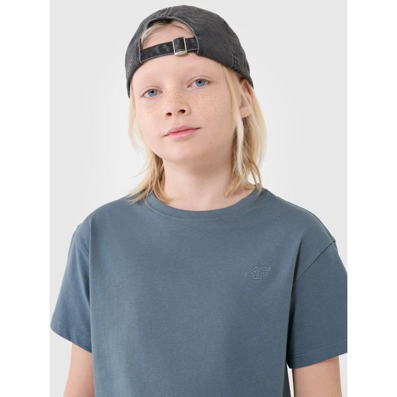 Boy's oversize plain T-shirt 4F 4FJWSS25TTSHM2324-46S *Kategoria tymczasowa Your Sports Performance