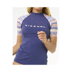 Lycra RIP CURL San Carlos Ss Upf Top blue