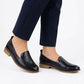 Ladies' soft black lords shoes Potocki 19337 Potocki
