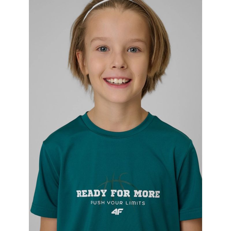 Boy's quick-drying sports T-shirt 4F 4FJRSS26TFTSM2390-46S 4f