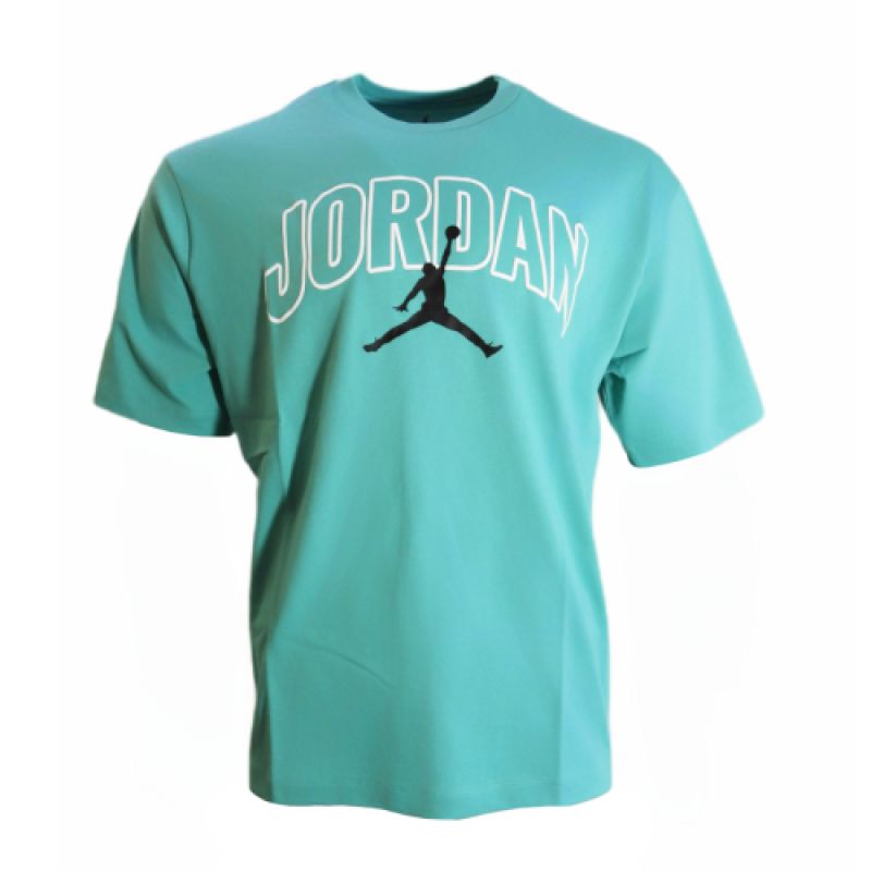 Men's Air Jordan Brooklyn Arch Logo T-shirt Washed Teal - IB7347-392 AIR Jordan