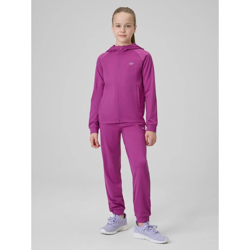 Girls' sports joggers 4F 4FJRSS26TFTRF1458-53S