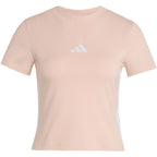 adidas Essentials 3-Stripes Slim Baby T-shirt, Pastel Pink KD2343