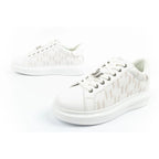 Karl Lagerfeld Kapri men's shoes sneakers natural leather white In preparation Your Sports Performance
