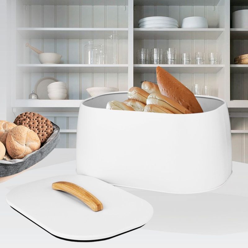 Bread box MR-1675-WHITE MAESTRO AGD - Produkty/Pojemniki na żywność (z metalu) Your Sports Performance