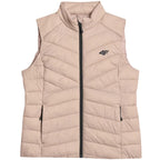 Women's vest 4F F347 beige 4FWSS26TVJAF347 83S