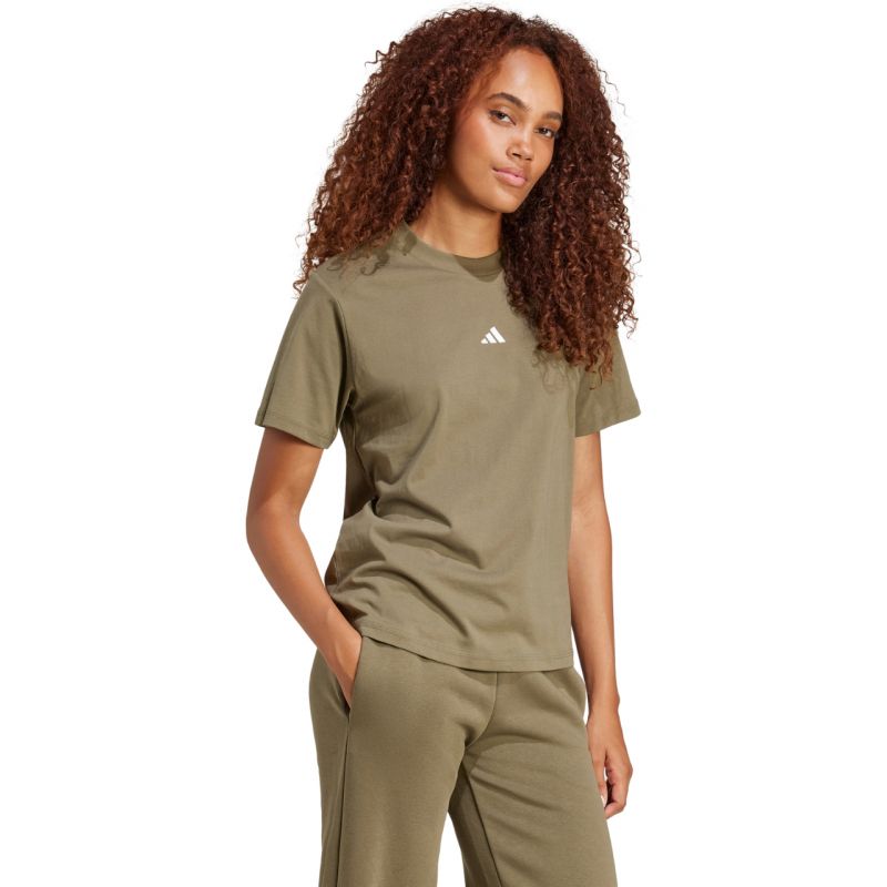 T-shirt adidas Essentials Small Logo Cotton W JI6074 Clothing/Lifestyle/T-shirts Adidas