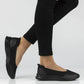 Black Filippo DP7599 textile platform shoes Filippo