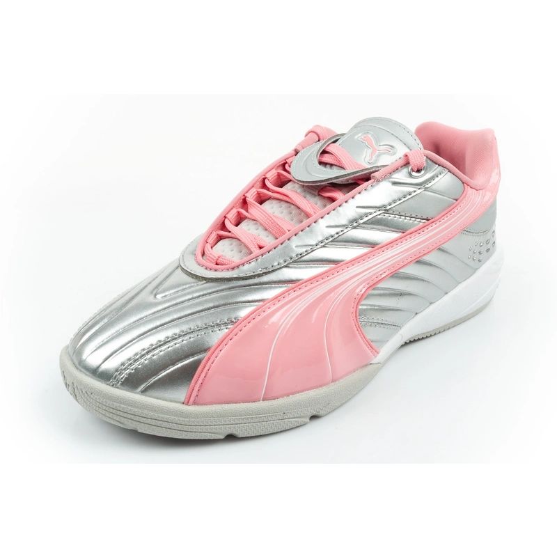 Puma sports shoes sneakers youth V-S2 Goalgetter fashionable silver Puma