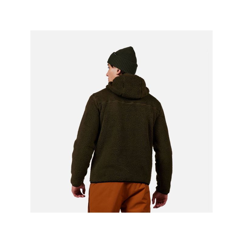 ROSSIGNOL ALLTRACK ANORAK FLEECE men's sweatshirt green
