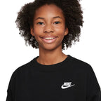Nike Sportswear Club Fleece Kids' Sweatshirt Black FD2923 010