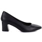 Women's black Sergio Leone PB413 pointed toe pumps LEONE