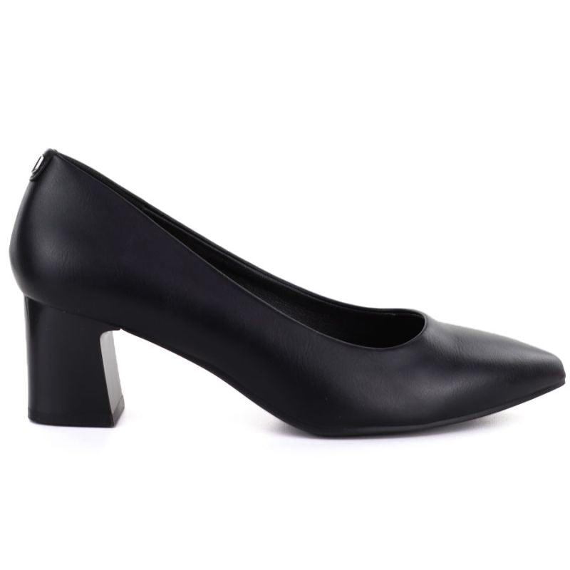 Women's black Sergio Leone PB413 pointed toe pumps LEONE