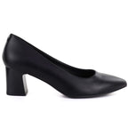 Women's black Sergio Leone PB413 pointed toe pumps LEONE