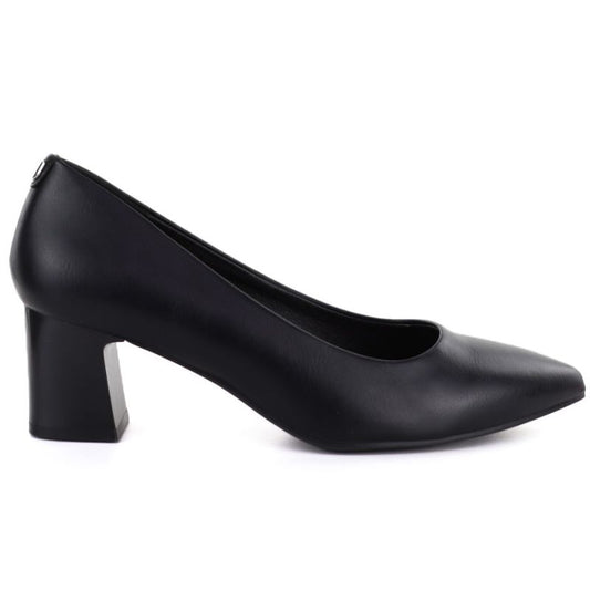 Women's black Sergio Leone PB413 pointed toe pumps LEONE