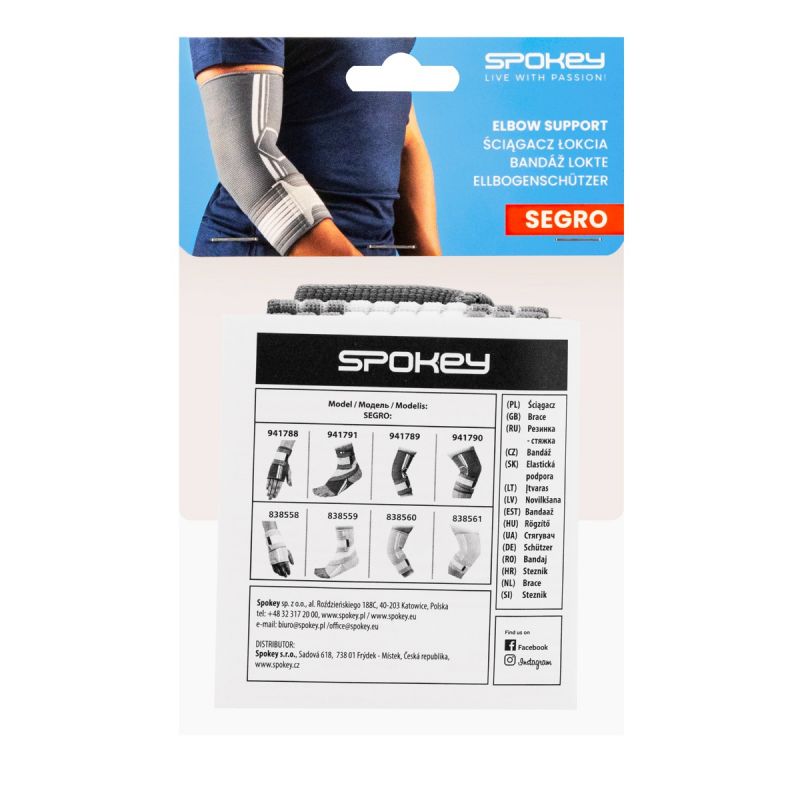 Spokey Segro Pro elbow brace SPK-941789 Accessories/Strippers, sleeves Your Sports Performance