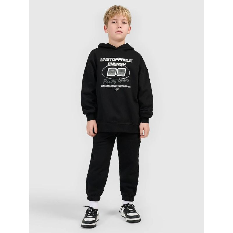 Boy's loose sweatshirt with hood 4F 4FJRSS26TSWSM2814-20S