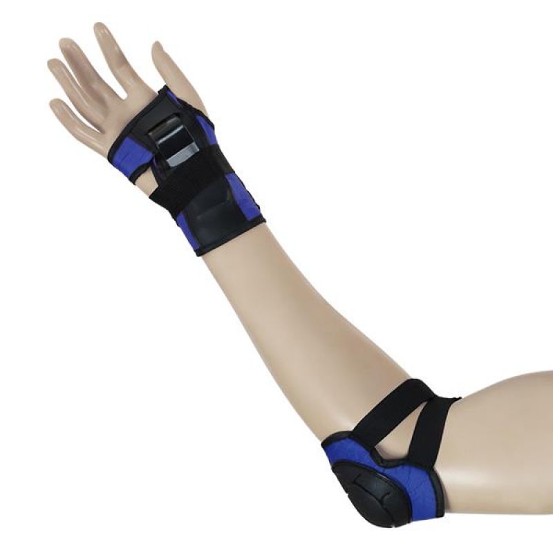 Protectors set Nils Extreme DARK BLUE size S H110 Accessories/Protectors and knee pads Your Sports Performance