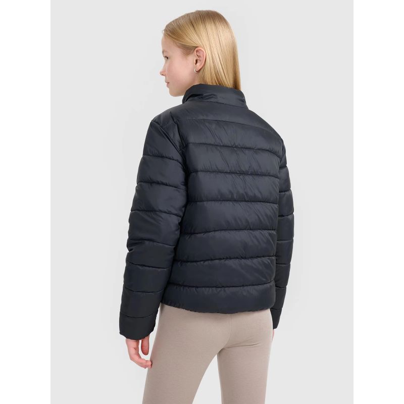 Girls' down jacket with synthetic filling 4F 4FJWSS25TDJAF515-20S *Kategoria tymczasowa Your Sports Performance