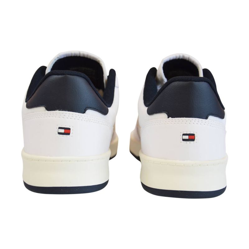 Tommy Hilfiger Retro Court Mix Cupsole Men's Shoes White - FM0FM04006 YBR Obuwie/Buty na co dzień Your Sports Performance
