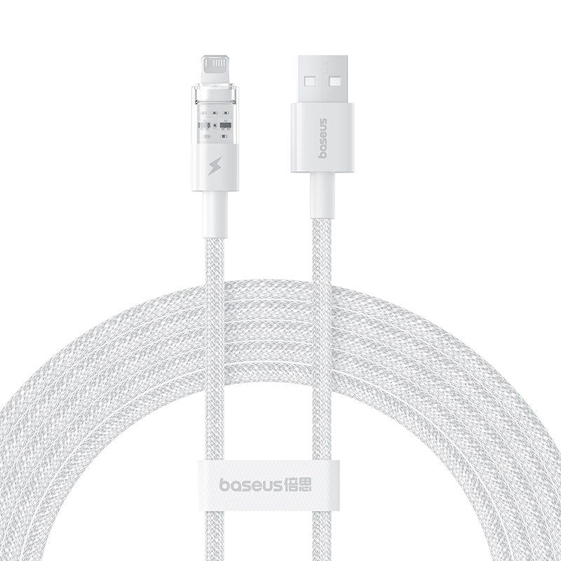 Baseus Gem 2.4A 2m Cable (White) In preparation Your Sports Performance
