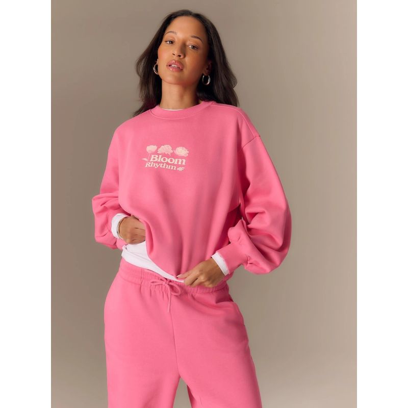 Women's loose sweatshirt without hood 4F 4FRSS26TSWSF2832-54S 4f