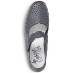 Rieker W RKR139 navy blue leather shoes Footwear/Lifestyle/Rieker Your Sports Performance