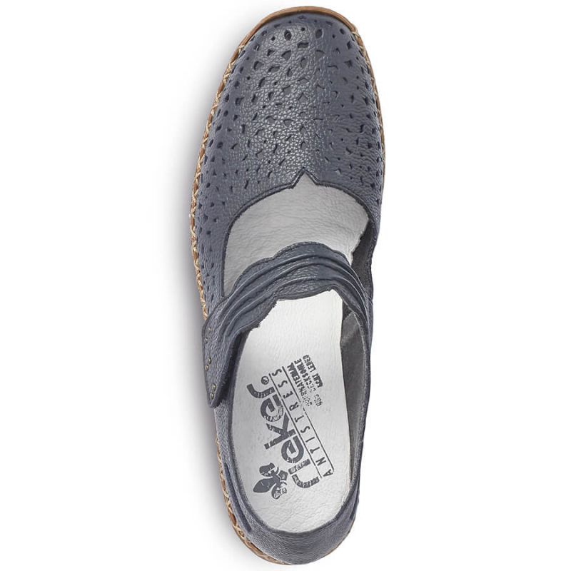 Rieker W RKR139 navy blue leather shoes Footwear/Lifestyle/Rieker Your Sports Performance